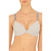 Natori Pure Luxe Underwire T-shirt Bra In Gray