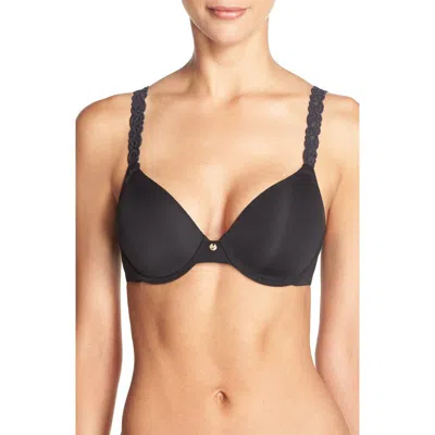 Natori Pure Luxe Underwire T-shirt Bra In Black
