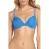 Natori Pure Luxe Underwire T-shirt Bra In Blue
