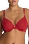 Natori Pure Luxe Contour Underwire Bra In Samba/biscuit