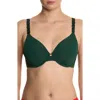 Natori Pure Luxe Underwire T-shirt Bra In Green