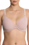 Natori Pure Luxe Underwire T-shirt Bra In Purple