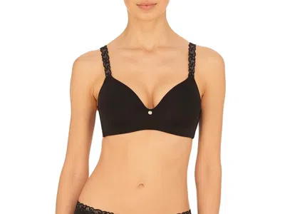 Natori Pure Luxe Wireless Contour In Black