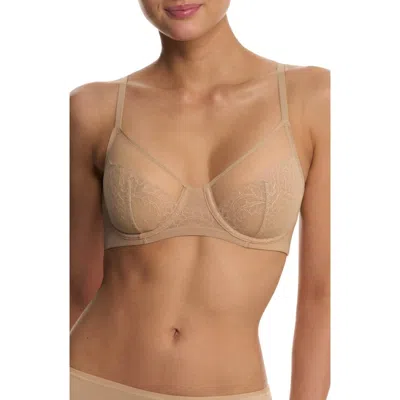 Natori Radiance Convertible Unlined Underwire Bra In Brown