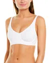 Natori White Convertible Underwire Sports Bra In White