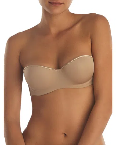 Natori Reflex Strapless Convertible Memory Pad Bra In Brown