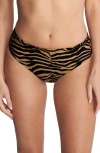 Natori Reversible Bikini Bottoms In Animal Print