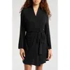 Natori Essentials Wrap Robe In Black