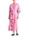 Natori Orchida Robe In Blue
