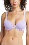 Natori Rose Dream Custom Coverage Underwire Bra In Violet/rse