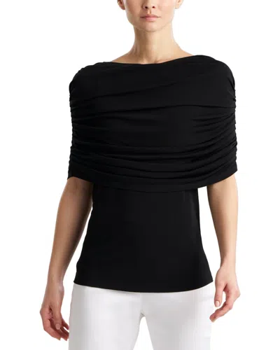 Natori Rouched Shoulder Top