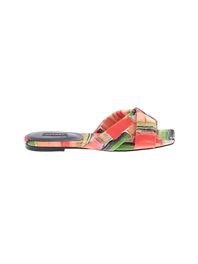 Pre-owned Natori Sandals In Orange