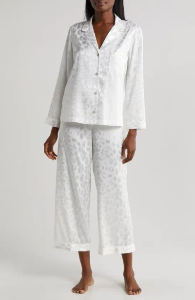 Natori Satin Pajamas In Warm White