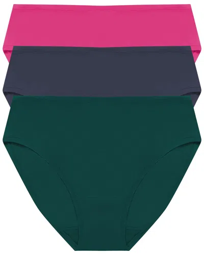 Natori Set Of 3 Bliss Bare Hipster In Multi