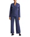 Natori Shangri La Pajama Set In Blue