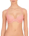 Natori Sheer Jacquard Full Fit Contour Underwire Bra In Blossom