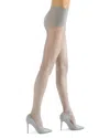 Natori Shimmer Sheer Tights In Silver