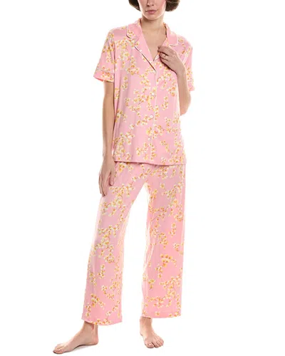Natori Short Sleeve Notch Pj