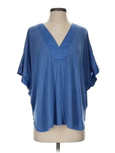 Pre-owned Natori Short Sleeve T-shirt In Blue