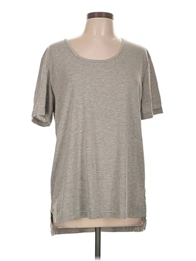 Pre-owned Natori Short Sleeve T-shirt In Gray