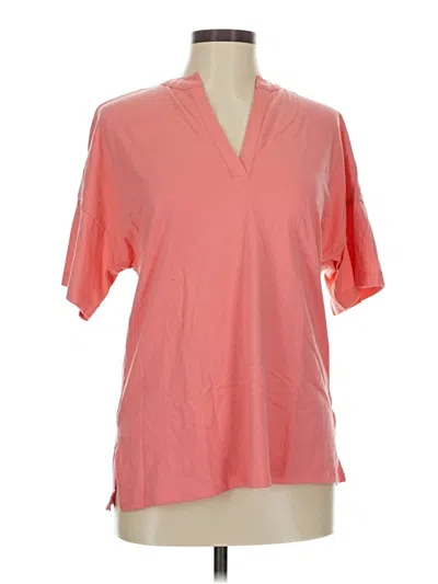 Pre-owned Natori Short Sleeve T-shirt In Pink