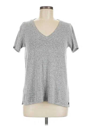Pre-owned Natori Short Sleeve T-shirt In Silver