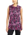 Natori Silk-blend Scroll Top