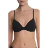 Natori Soft Focus Comfort Underwire Convertible Demi Bra In Black