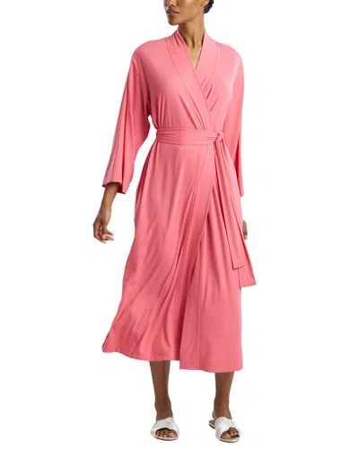 Natori Soothe Rib Robe In Pink