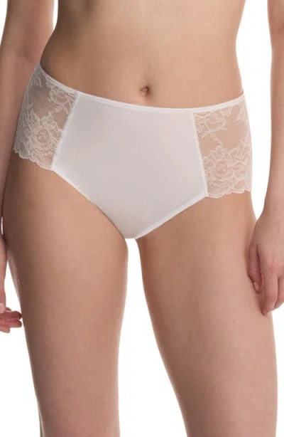 Natori Statement Lace Full Brief In White