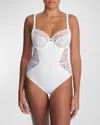 Natori Statement Underwire Bodysuit In White