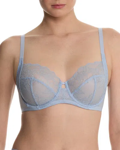 Natori Statement Supportive Lace Bra In Blue