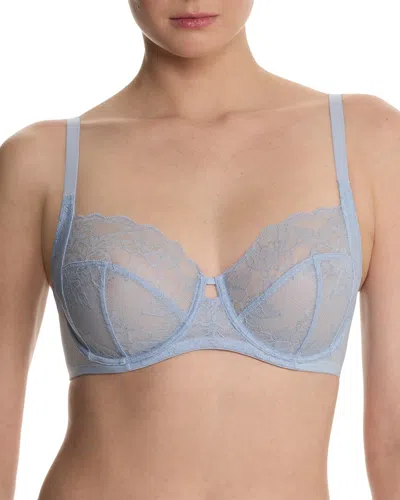 Natori Statement Supportive Lace Bra In Blue