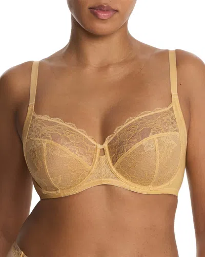 Natori Statement Supportive Lace Bra In Gold