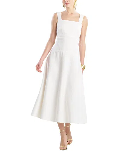 Natori Stretch Basketweave Sundress In White