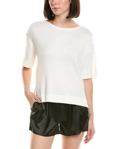 Natori Suki Wedge Top In White