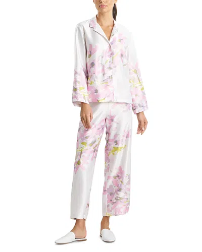 NATORI SUMI E FLORAL PRINT PAJAMA SET