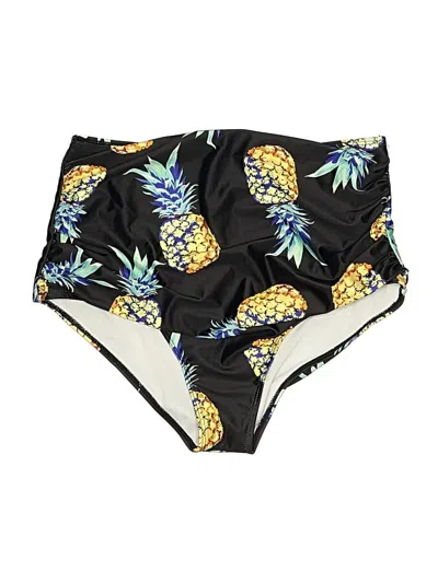 Pre-owned Natori Swimsuit Bottoms In Black