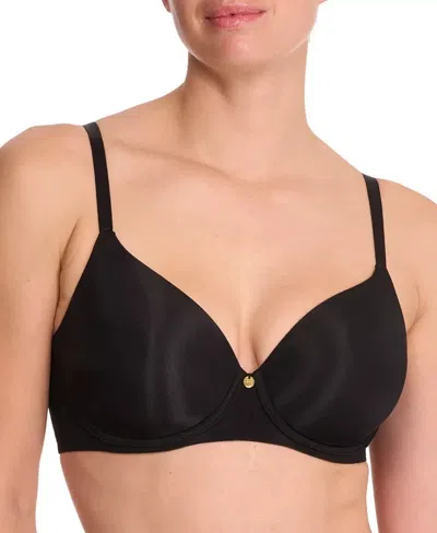 Natori T-shirt Bra Women's Black Stretch Cloud Comfort Back Smoothing Buu354