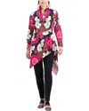 Natori Talitha Poplin Flounce Shirt In Pink
