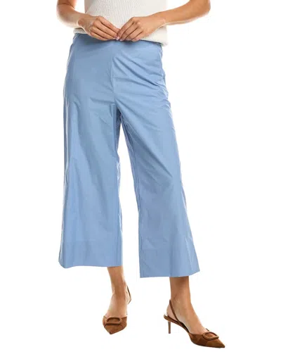 Natori Techno Poplin Cropped Pant In Blue