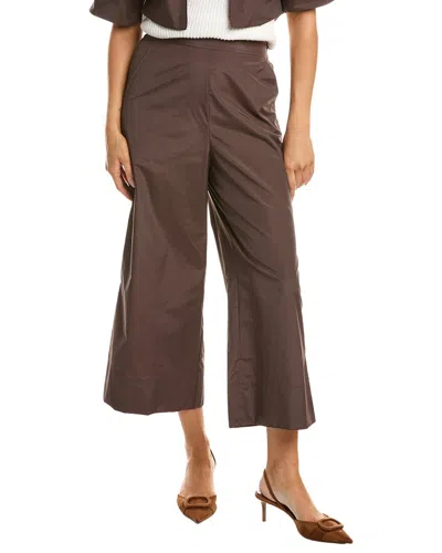 Natori Techno Poplin Cropped Pant In Animal Print