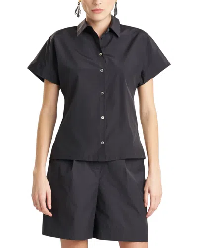 Natori Techno Poplin Shirt In Black