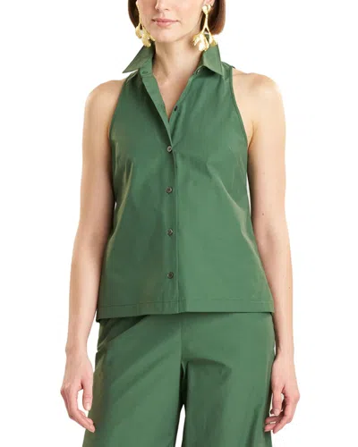 Natori Techno Poplin Shirt In Green