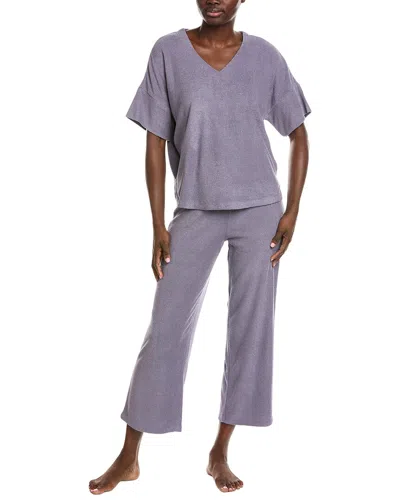 Natori Terry Lounge Set In Purple