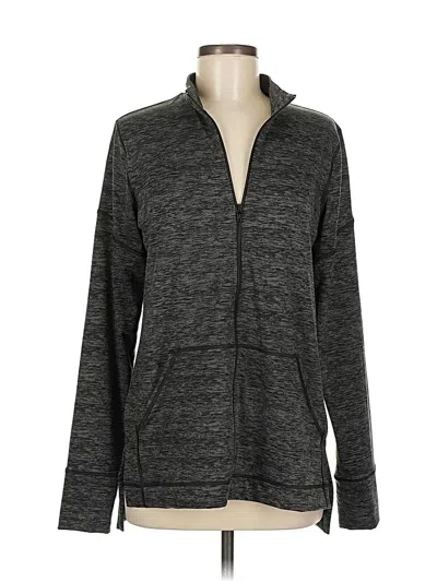 Pre-owned Natori Track Jacket In Gray