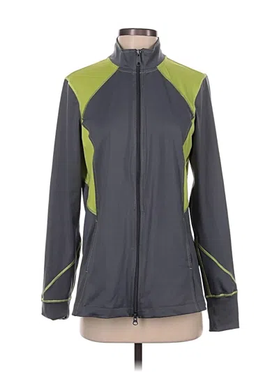 Pre-owned Natori Track Jacket In Gray