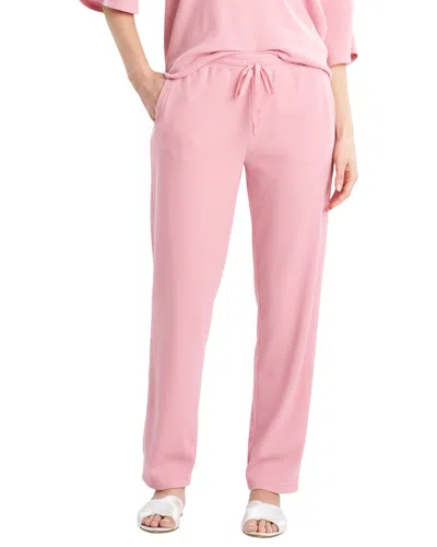 Natori Tranquility Waffle Tapered Pant In Pink
