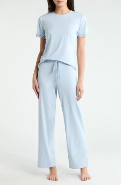 Natori True Bliss T-shirt Pj Set In White
