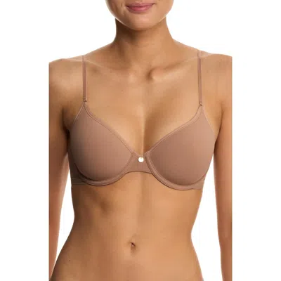 Natori Understated Underwire T-shirt Bra In Brown